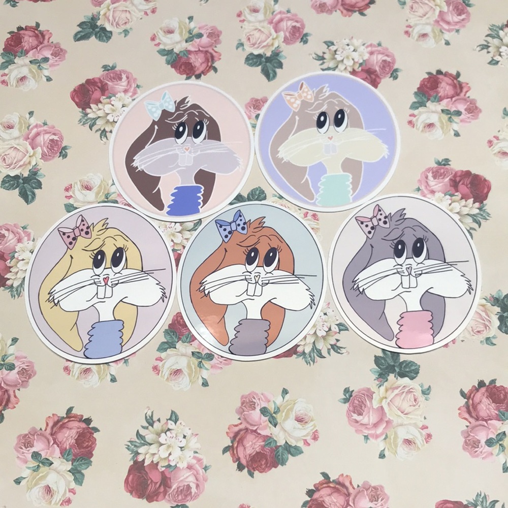 Bunny Stickers made from home - Picture 4 of 12